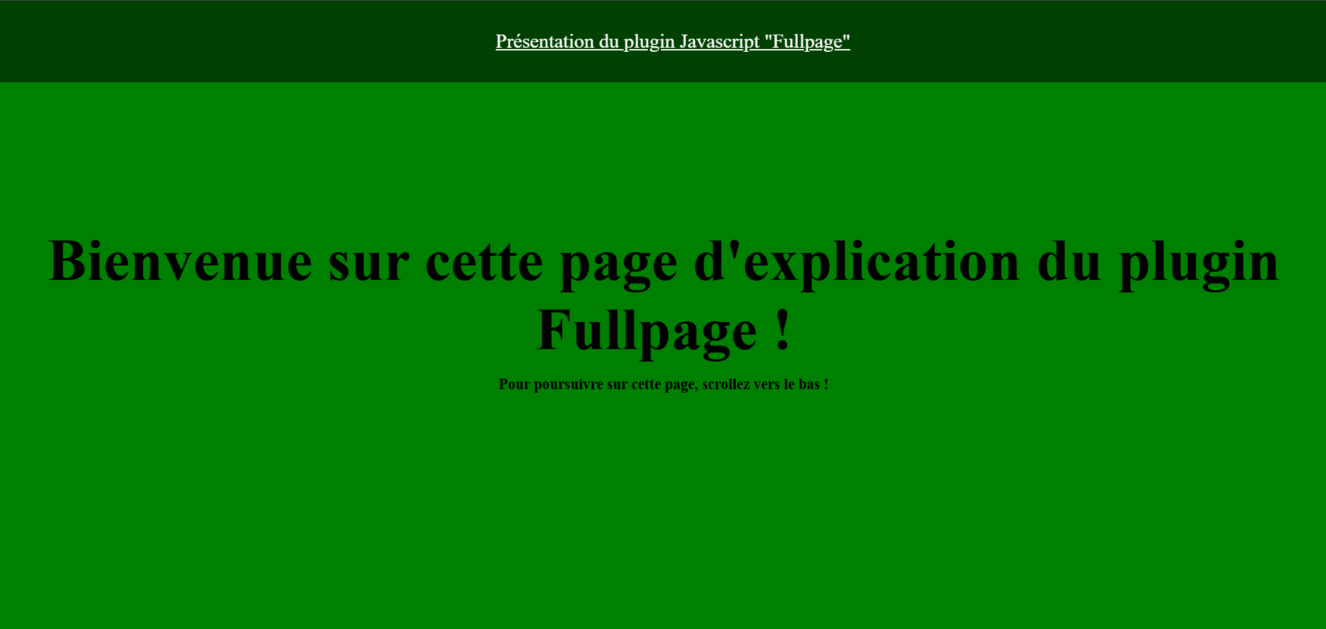 Fullpage JS